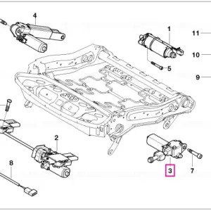 Calitate înaltă Drive, seat angle adjustment left,memory