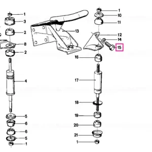 Surub hexagonal M10X30 - BMW Chilipir