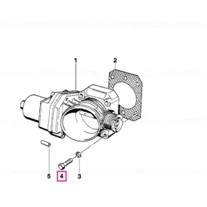 Cumpără online Surub hexagonal M6X45 - BMW Motorrad