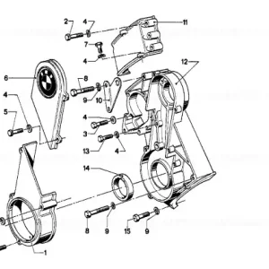 Surub hexagonal M6X35 - BMW Motorrad Doar azi
