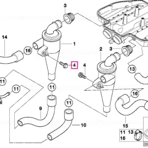 Comandă acum Surub hexagonal cu saiba M6X20-Z2-ZNS - BMW Motorrad