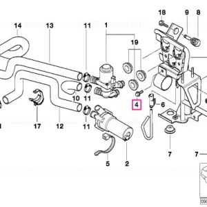 Preferatul clienților Surub hexagonal cu flansa M6X12 - BMW Motorrad