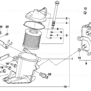 Surub hexagonal cu saiba M8X25-Z2 - BMW Preț redus