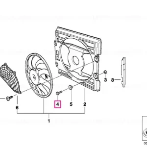 Surub hexagonal cu saiba M8X25-Z2 - BMW Premium