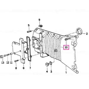 Plată securizată Surub cap cilindric cu saiba M6X35 - BMW Motorrad