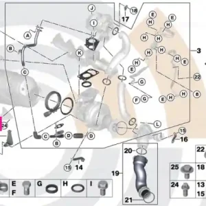 Calitate înaltă Surub hexagonal cu saiba M8X20-Z2-ZNS3 - BMW