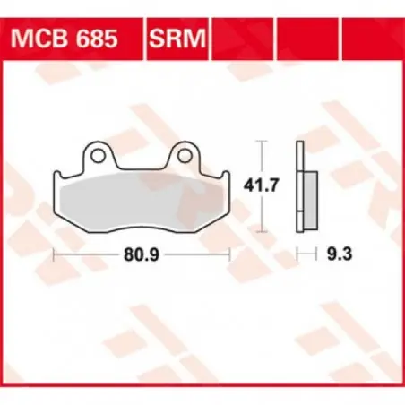 Vezi acum Placute frana TRW MCB685SRM    SINTER SCOOTER