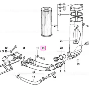 Cumpără online Șurub cap cilindric M8X30 - BMW Motorrad