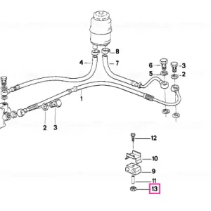 Super ofertă Piulita hexagonala autobloanta M4 - BMW Motorrad