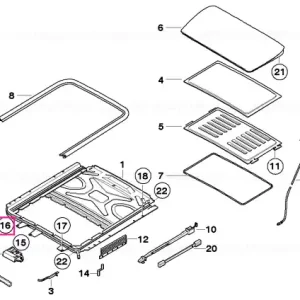Suport rama acoperis glisant - BMW Ofertă specială