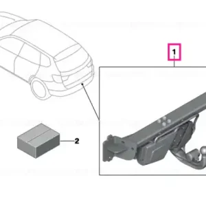 Trailer tow hitch, electrically pivoted Transport gratuit