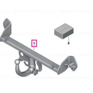 Towing hitch, detachable Nu rata