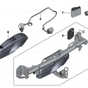 Set, trailer tow hitch, electr. pivoting Ofertă de sezon