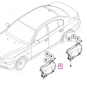 Right front door air bag module Vezi acum