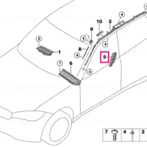 Side airbag, front left seat Ofertă