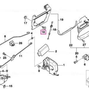 Șurub Torx cu șaibă ISA M6X17 - BMW Popular