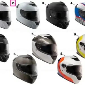 Retur ușor Helmet Street X "glacier silver" 57/58 ECE