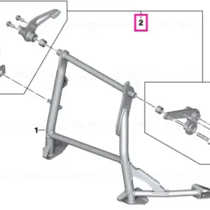 Set piese montaj cric basculant - BMW Motorrad Promoție