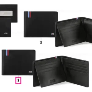 Cel mai bun preț BMW M purse BLACK, LEATHER