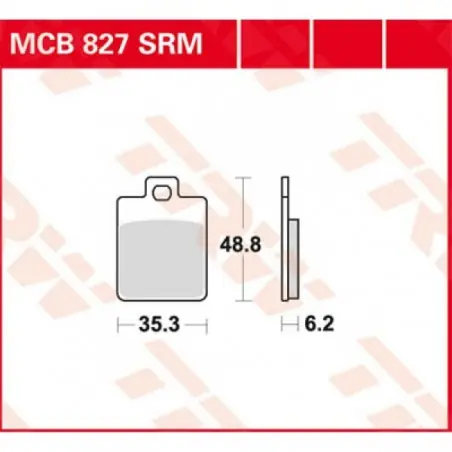 Placute frana TRW MCB827EC  EC ORGANIC Vezi acum