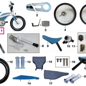 BMW kidsbike NF II BLUE Reducere specială