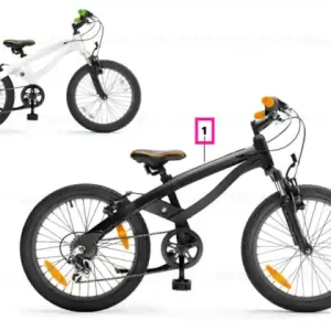 BMW Cruise Bike Junior 20" WHITE/GREEN Ofertă exclusivă