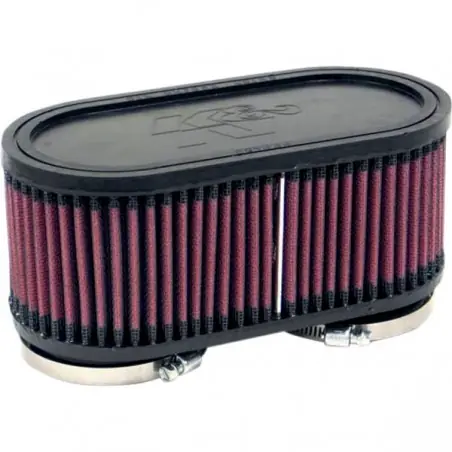 K & N UNIVERSAL DUAL FLANGE FILTER OVAL STRAIGHT RU-2970 Cel mai vândut