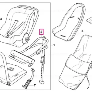 Second Baby Seat 0+ Isofix frame Cumpărături sigure