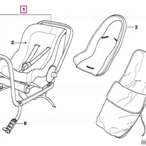 BMW Baby Seat 0+ GRAU-ZIMT Discount