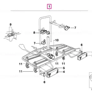 Bicycle rack, trailer coupling Lichidare de stoc