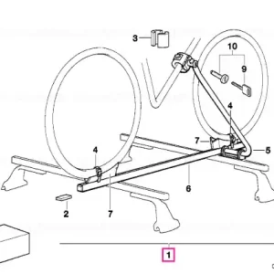 Suport bicicletă touring - BMW Ultima șansă