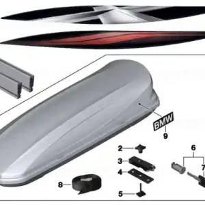 Cel mai vândut Roof box 460 TITANSILBER