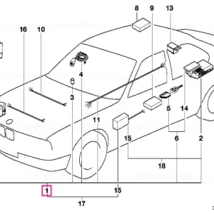 Retur gratuit Installation kit alarm system SYSTEM I