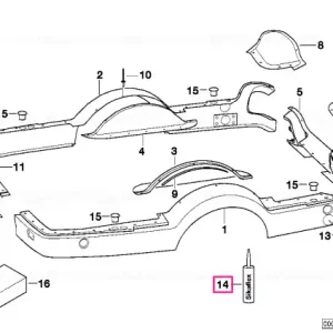 Retur ușor Compus etansare poliuretan alb, 310ML - BMW