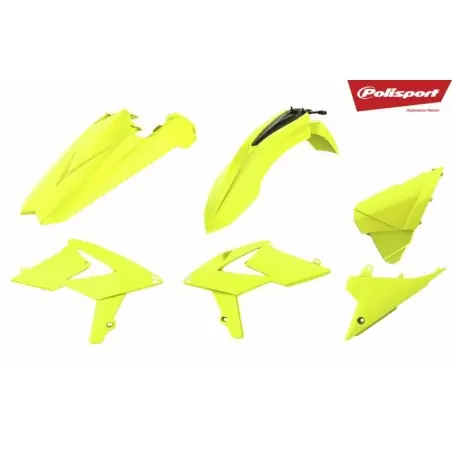 Kit plastice Beta RR 2018-2019 Fluo Yellow Polisport 90789 Premium