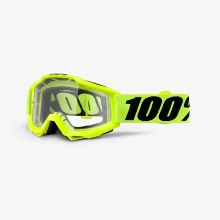 Promoție Ochelari enduro mx 100% ACCURI OTG Fluo Yellow