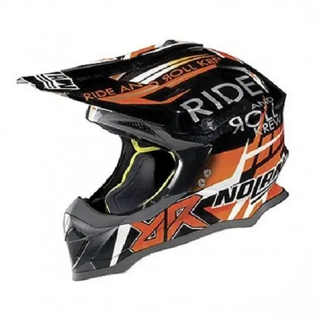 Premium NOLAN OFFROAD - N53-5 GEMINI REPLICA - M. BIANCONCINI - METAL BLACK