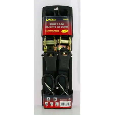 Vezi acum Set chingi 2 bucati (25mm x 4.5m, 680kg)  ancorare motocicleta