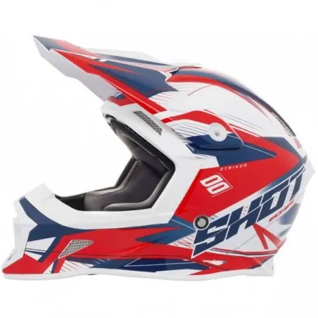 Ultima șansă SHOT 2019 CASCA STRIKER SIDE BLUE/RED