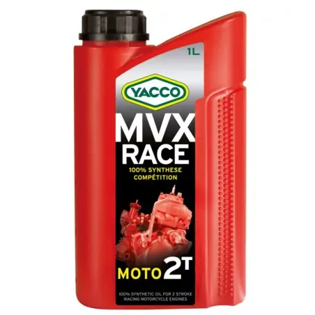 Ulei Yacco MVX RACE 2T     100% sintetic 1L Preferatul clienților
