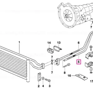 Cumpără online Conducta retur racire ulei transmisie A5S 310Z - BMW Seria 7 E38 725tds - tip motor M51