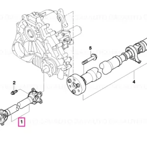 Arborele transmisiei faţă, L=702MM - BMW Discount