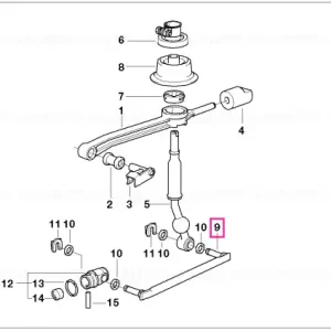 Biela selector, A=232MM - BMW Livrare gratuită
