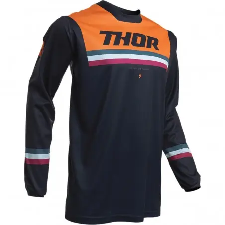 Ultima șansă Tricou enduro cross Thor Pulse Pinner portocaliu/negru marimea L