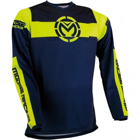 Tricou enduro cross Moose Racing Qualifier navy/fluo Livrare expres