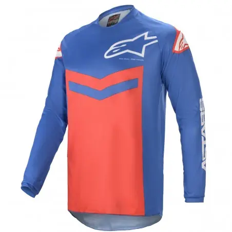 Reducere de preț Tricou enduro Alpinestars F Speed albastru/rosu
