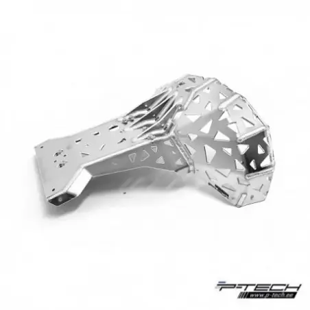 Scut motor cu protectie rezonator KTM EXC 250/300 '07-'16/Husqvarna TE 250/300 '14-'16/Husaberg TE 250/300 '10-'14 P-Tech  PK001 Retur ușor