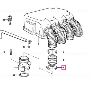 Lichidare de stoc Colier furtun D=46 - BMW Motorrad