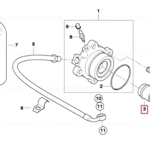Ofertă de sezon Adaptor de împingere L=72,05MM - BMW Motorrad