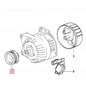 Roată magnetă alternator D=51,2MM - BMW Disponibil imediat